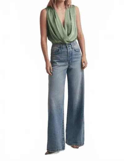 Favorite Daughter Masha Super High Rise Wide Leg Jeans In Haven In Multi