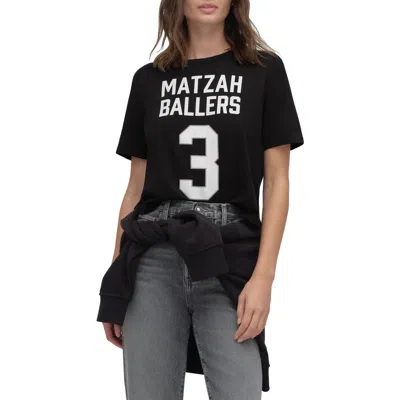 Favorite Daughter Matza Ballers Graphic T-shirt In Black