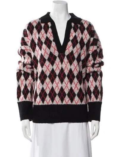 Pre-owned Favorite Daughter Merino Wool Printed Sweater W/ Tags In Multi