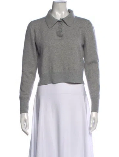 Pre-owned Favorite Daughter Merino Wool Sweater In Gray