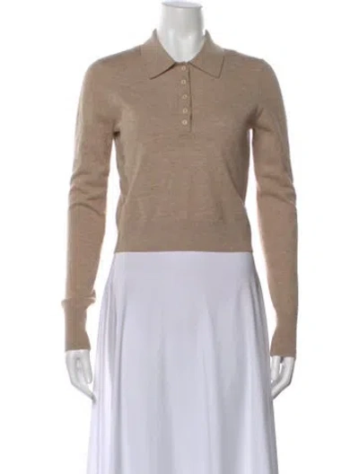 Pre-owned Favorite Daughter Merino Wool Sweater In Neutral