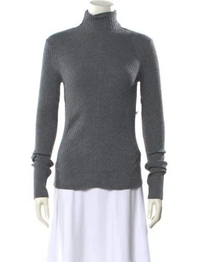 Pre-owned Favorite Daughter Merino Wool Turtleneck Sweater W/ Tags In Gray