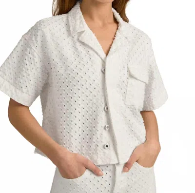 Favorite Daughter Micha Shirt In Aspen In White