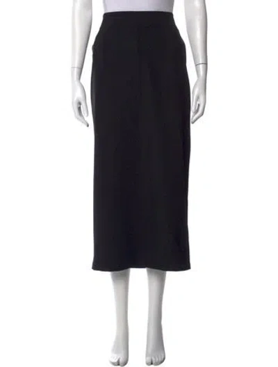 Pre-owned Favorite Daughter Midi Length Skirt In Black