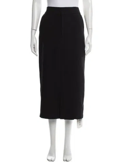 Pre-owned Favorite Daughter Midi Length Skirt In Black