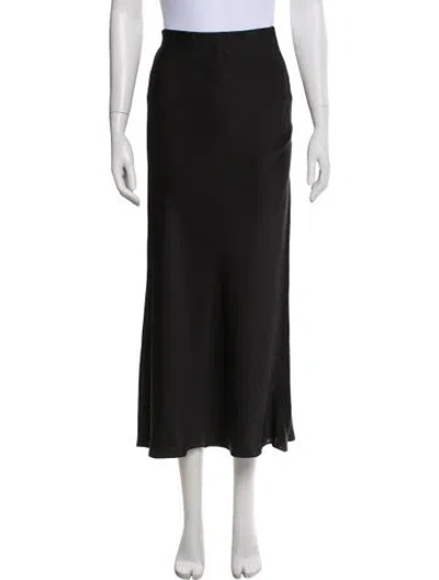 Pre-owned Favorite Daughter Midi Length Skirt In Black