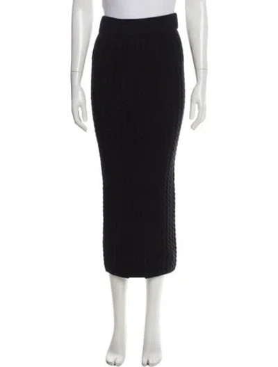 Pre-owned Favorite Daughter Midi Length Skirt In Gray