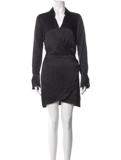 Pre-owned Favorite Daughter Mini Dress In Black