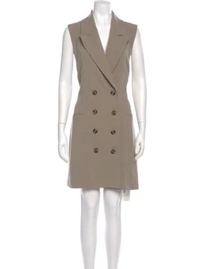 Pre-owned Favorite Daughter Mini Dress In Neutral