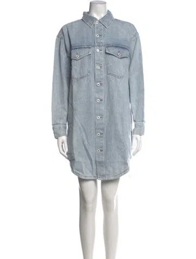 Pre-owned Favorite Daughter Mini Dress W/ Tags In Blue