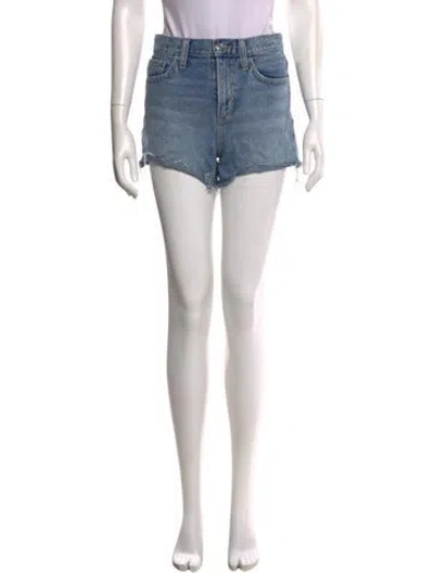 Pre-owned Favorite Daughter Mini Shorts In Blue