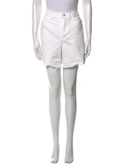 Pre-owned Favorite Daughter Mini Shorts In Neutral