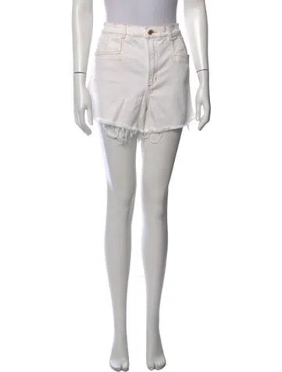 Pre-owned Favorite Daughter Mini Shorts In Neutral