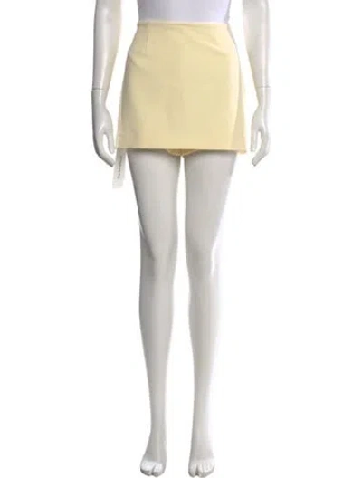 Pre-owned Favorite Daughter Mini Shorts In Neutral