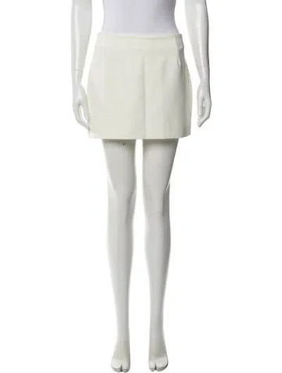 Pre-owned Favorite Daughter Mini Shorts In White