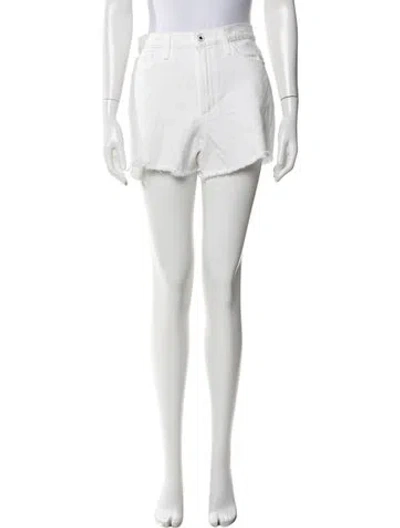 Pre-owned Favorite Daughter Mini Shorts In White