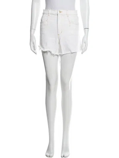 Pre-owned Favorite Daughter Mini Shorts In White