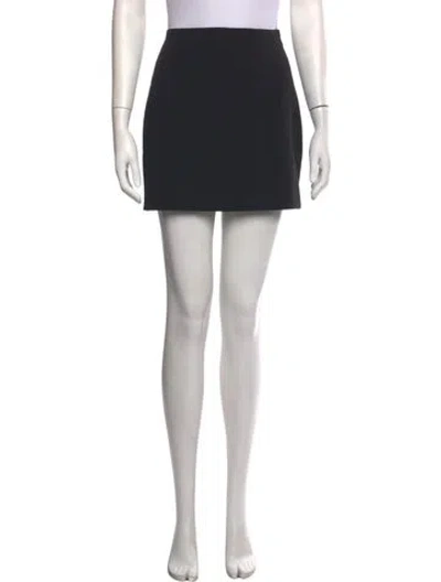 Pre-owned Favorite Daughter Mini Skirt In Black