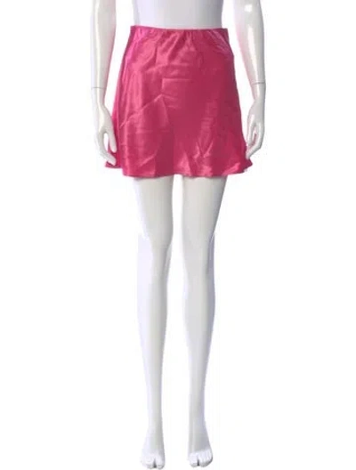 Pre-owned Favorite Daughter Mini Skirt In Pink