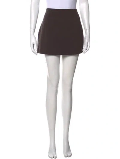 Pre-owned Favorite Daughter Mini Skirt W/ Tags In Brown