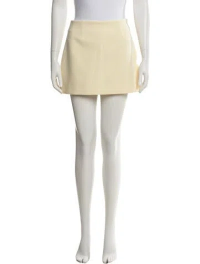 Pre-owned Favorite Daughter Mini Skirt In White