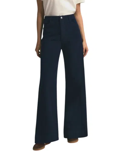 Favorite Daughter Mischa Cord Wide Leg In Navy In Blue