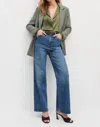 Favorite Daughter Mischa High Rise Wide Leg Jean In Cambell In Multi