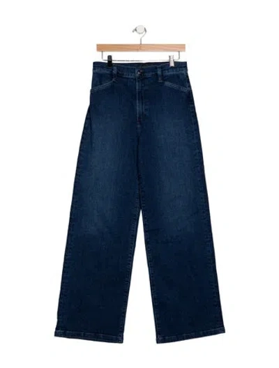 Pre-owned Favorite Daughter Mischa Wide Leg Jeans W/ Tags In Blue