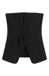 Favorite Daughter Missed Your Chance Bustier Strapless Top In Black