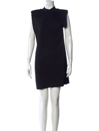 Pre-owned Favorite Daughter Mock Neck Mini Dress W/ Tags In Black