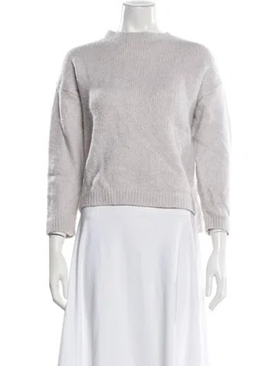 Pre-owned Favorite Daughter Mock Neck Sweater In Neutral