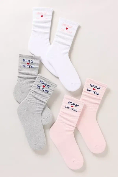 Favorite Daughter Mom Crew Socks, Set Of 3 In Multi