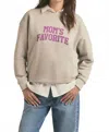 Favorite Daughter Mom's Favorite Sweatshirt In Heather Grey In Neutral