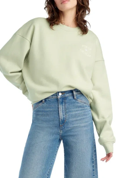 Favorite Daughter Mom Of The Year French Terry Graphic Sweatshirt In Green