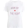 Favorite Daughter Mom Of The Year Graphic T-shirt In White