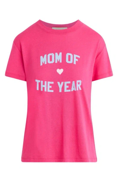Favorite Daughter Mom Of The Year Graphic T-shirt In Beetroot
