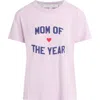 Favorite Daughter Mom Of The Year Graphic T-shirt In Pink