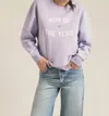 Favorite Daughter Mom Of The Year Sweatshirt In Purple