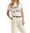 Favorite Daughter Mom Of The Year Graphic T-shirt In White
