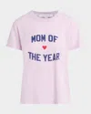 Favorite Daughter Mom Of The Year Graphic T-shirt In Pink