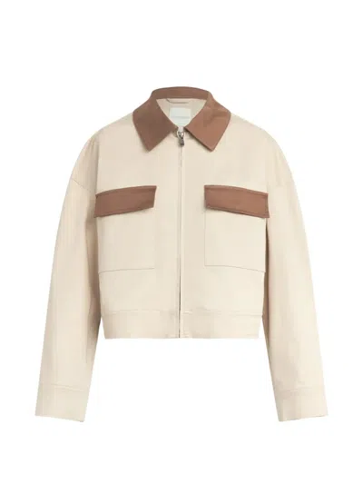 Favorite Daughter The Monica Jacket In Beige Khaki In Neutral