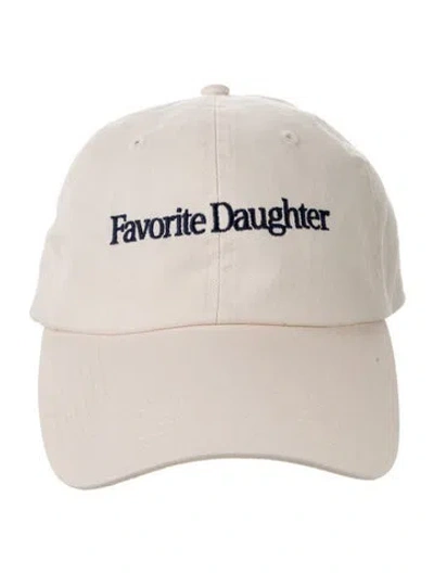 Pre-owned Favorite Daughter Neutral Cotton Baseball Hat