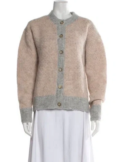 Pre-owned Favorite Daughter Open Front Sweater In Neutral