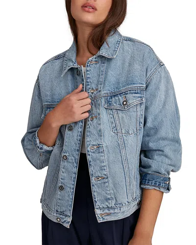 Favorite Daughter Otto Cotton Denim Jacket In Blue