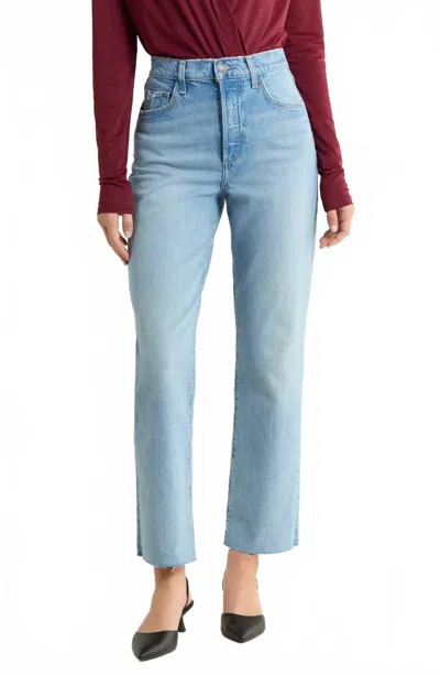 Favorite Daughter Otto High Rise Boyfriend Jean In Santa Barbara In Blue