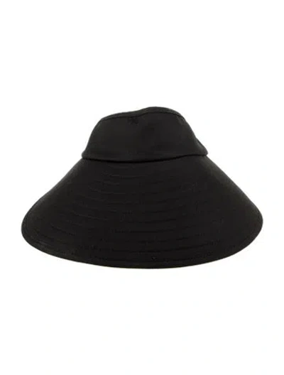 Pre-owned Favorite Daughter Oversized Brim Visor In Black