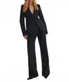 Favorite Daughter Perfect Single Button Blazer In Black In Black