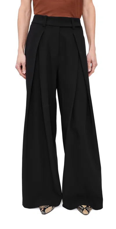 Favorite Daughter Pleats For Days Petite Pants Black