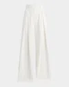 Favorite Daughter Pleats Please Wide-leg Pants In White