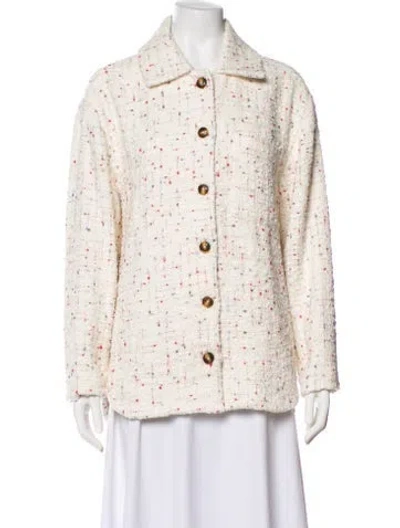 Pre-owned Favorite Daughter Printed Jacket W/ Tags In Neutral